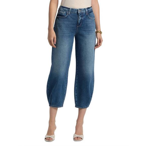 NEW L'AGENCE krista tapered jeans in paladino